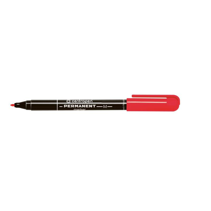 Маркер CENTROPEN Permanent 2846/02, 1 мм червоний